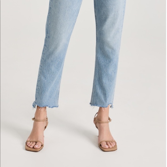 Agolde Riley High Rise Straight Crop Jeans - Picture 3 of 8